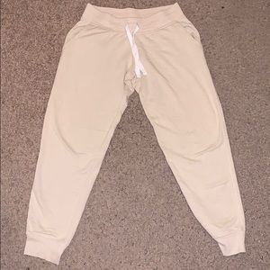 Cream Sweatpants/joggers from Primark